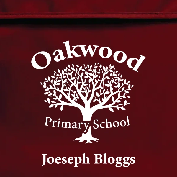 Woodlands Book Bag  -  Personalised  -  Logo