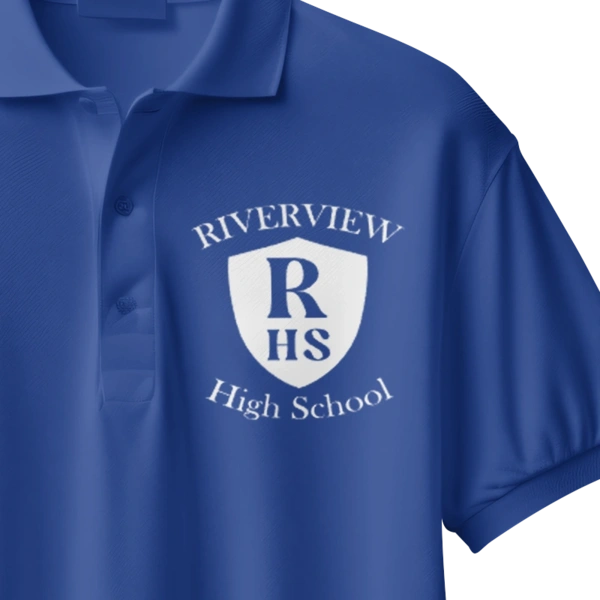  Riverview Standard Polo Mock Up  -  Logo
