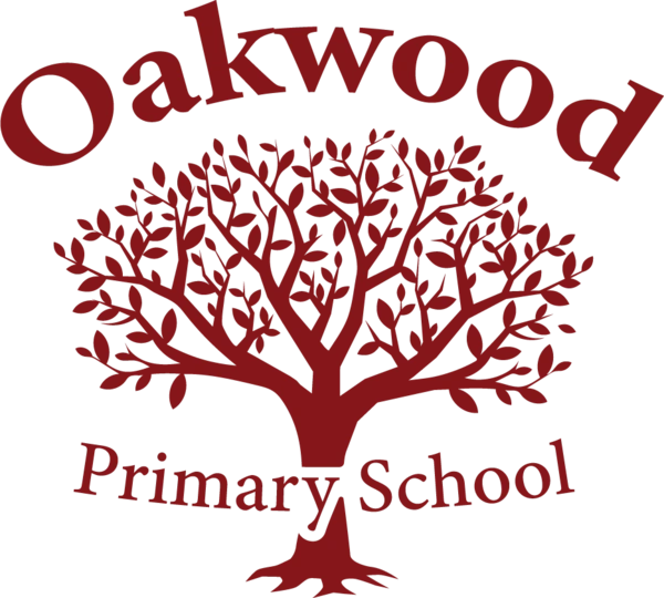  Oakwood Primary School Logo  -  Red