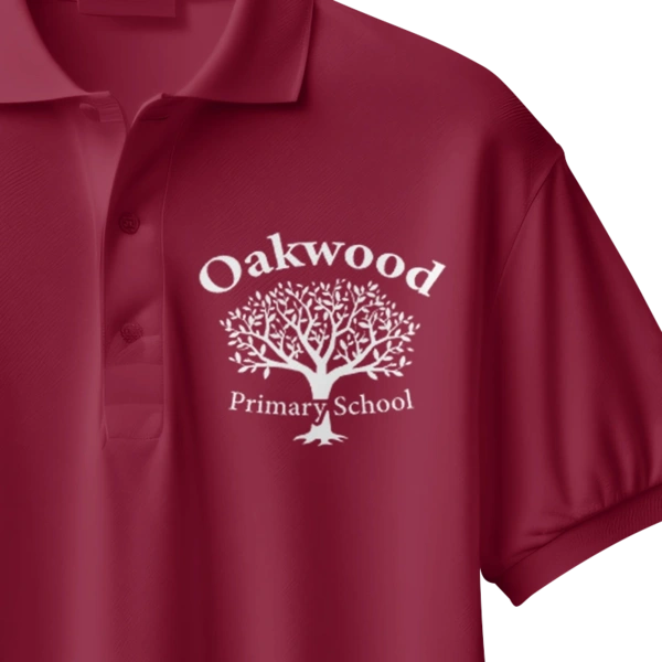 Oakwood Standard Polo Mock Up  -  Logo